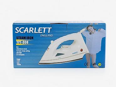 Ütülər və buxarlayıcılar: SCARLETT YPF-808 buxarlı ütü - Güc: 1200 W - Gərginlik/Frekans: 230 — 4