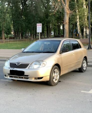 машина с российскими номерами: Toyota Corolla: 2002 г., 1.5 л, Автомат, Бензин, Хэтчбэк
