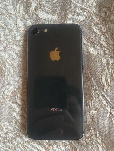 Мобильные телефоны: IPhone 8, 64 ГБ, Черный, Отпечаток пальца
