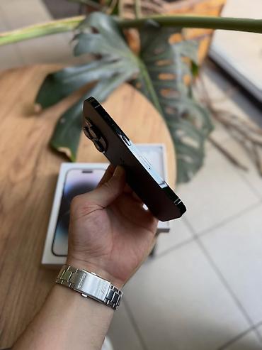iphone 100: IPhone 14 Pro, Б/у, 256 ГБ, Space Gray, Коробка — 6