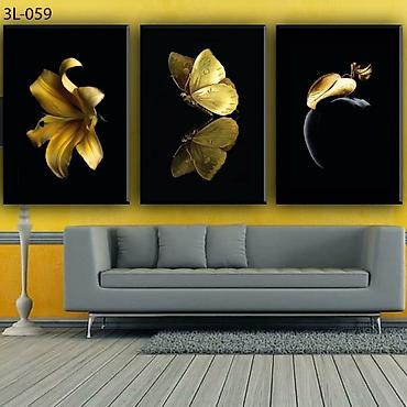 Şəkillər, tablolar: -Tablolar qalın kətan parça üzərində, tam keyfiyyətli və şəklin — 4