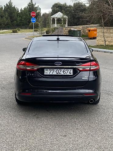 hyundai servis dərnəgul: Ford Fusion sedan – qara rəng, aerodinamik kuzov və xrom radiator — 8