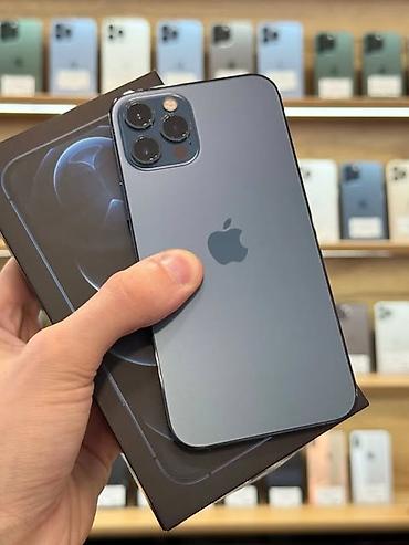 i̇phona 6: IPhone 12 Pro, 128 GB, Sierra Blue, Zəmanət, Kredit, Simsiz şarj — 1
