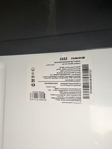 optimal electronics epilyator: Paltaryuyan maşın Shivaki, 6 kq, Yeni, Yarımavtomat, Qurutmasız, Kredit yoxdur, Ünvandan götürmə — 2