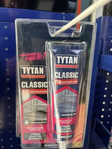 кафель бой: Монтажный клей Tytan Classic Fix в тубе. Предназначен для склеивания