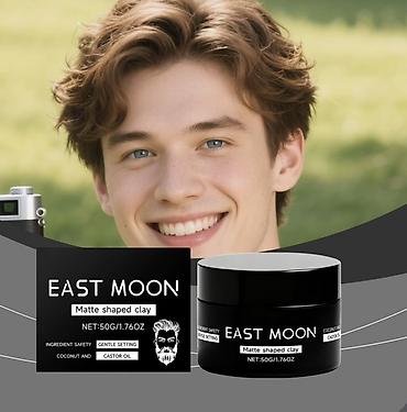 волос: EAST MOON Matte Shaped Clay — матовая глина для укладки волос — 1