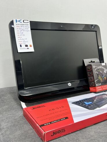 блендер 3 в 1: HP All-in-One masaüstü kompüter + aksesuarlar(mouse+keyboard)
