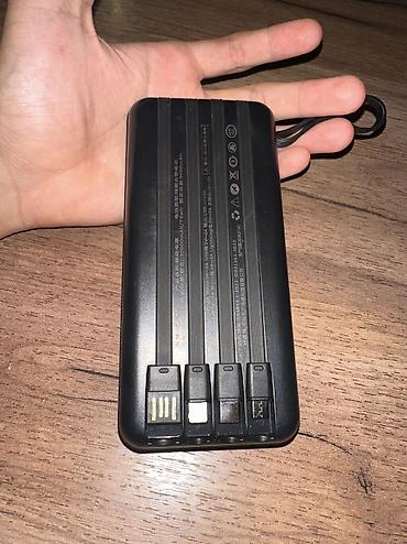 power bank hoco: Внешний аккумулятор EAGET с встроенными кабелями и LED‑индикатором — 2