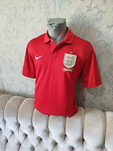 Kişi geyimləri: Futbolka, Nike, M, rəng - Qırmızı — 4