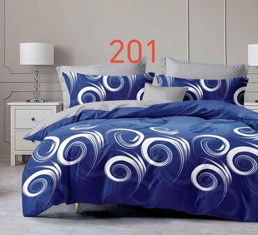 Posteljina: Bračna, Pamučni saten, bоја - Šareno, Turska — 2