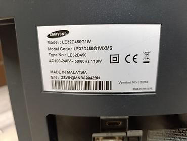 movie: Телевизор от SAMSUNG с пультом и подставкой, LE32D450G1W, Б/У, 32" — 1