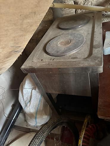 Кухонные плиты и варочные поверхности: Paslanmayan poladdan hazırlanmış iki gözlü sənaye tipli elektrik — 2