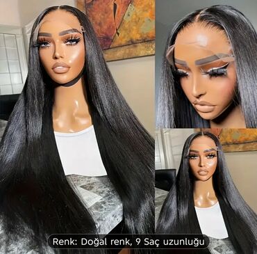 Təbii saçlar, pariklər: Parik, Təbii, Yeni — 3