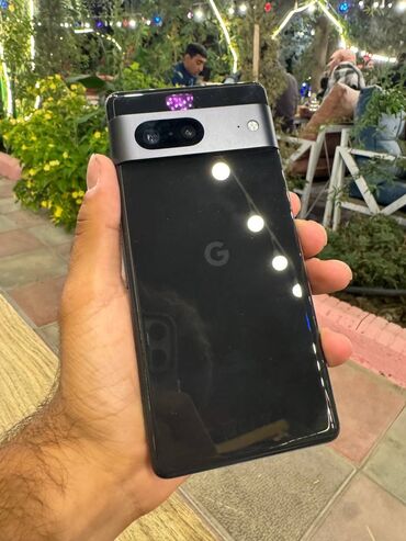 Google: Google Pixel 7, 256 GB, rəng - Qara, İki sim kartlı, Face ID, Barmaq izi