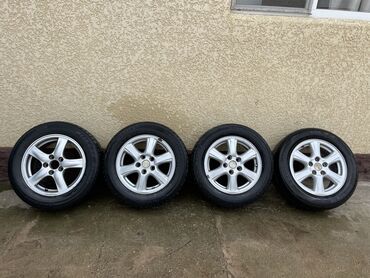 corolla runx: Дөңгөлөктөр монтажда 215 / 60 / R 16, Жай, Колдонулган, Комплект, Жеңил унаалар, тешиктери - 5