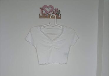 exterra zenske majice: XS (EU 34), S (EU 36), Single-colored, color - White