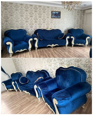 Çarpayılar: İşlənmiş, Divan, 2 kreslo