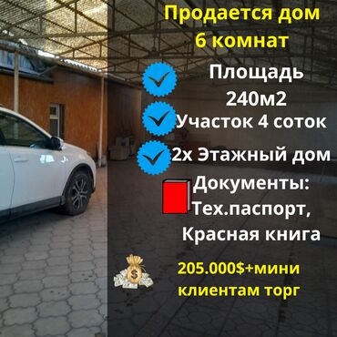 Продажа домов: Дом, 240 м², 6 комнат, Агентство недвижимости, Косметический ремонт