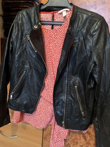 кожаные куртки женские бишкек: Кожаная куртка, Косуха, Кожзам, S (EU 36)