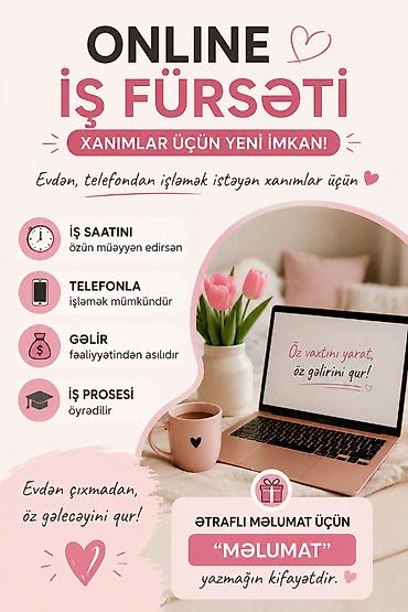 günlük is elanları bakı: SMM menecer tələb olunur, İstənilən yaş, Təcrübəsiz — 1