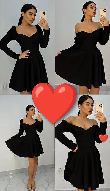 Donlar: Qara mini don – zərif və çoxşaxəli model - Rəng: dərin qara - Siluet — 1