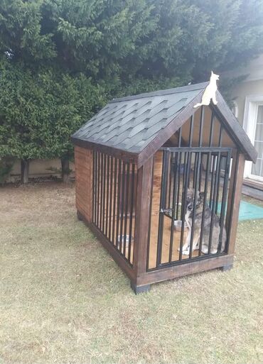 Qəfəslər: Məhsul: İt üçün açıq havada volyer və taxta it evi - Konstruksiya — 6
