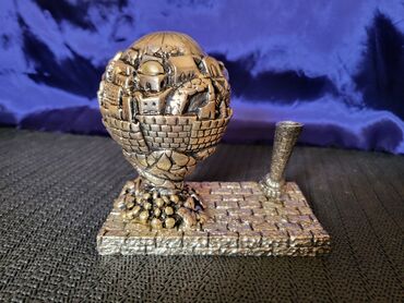 Ostali kućni dekor: Globus vintaz Jerusalim,rucna obrada. Figura maksimalno ocuvana,pun — 9