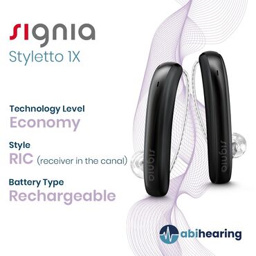аппарат для уха: Signia styletto X слуховой аппарат, made in Немецкий оригинал в
