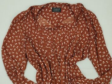 biała koszula z piórami: Selected Femme, Women's blouse, size M