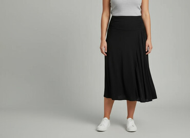 spódnice z eko skóry allegro: Women`s skirt, size XL