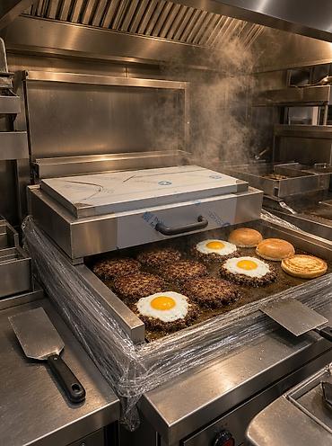 Professional Qril-Fry Tava (Plancha) – restoran və fast-food