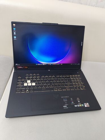 gaming notebook baku: İşlənmiş ASUS TUF Gaming, 17.3 ", AMD Ryzen 7, 512 GB