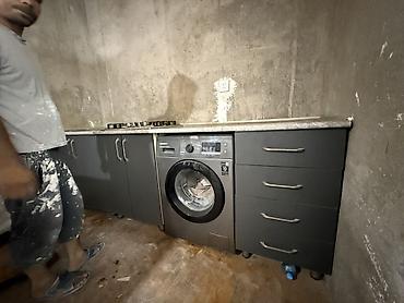 pletka: Mətbəx üçün kombo modullu dəst - Tərkib: lavabo üçün yuva (solda — 1