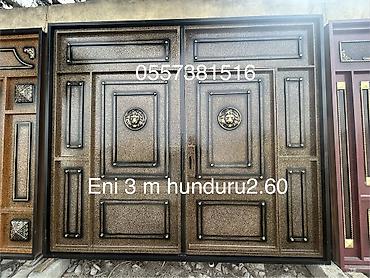 Giriş qapıları: Yeni Giriş qapısı Zamok ilə, Zəmanətli, Ödənişli quraşdırma, Ödənişli çatdırılma, Rayonlara çatdırılma — 1