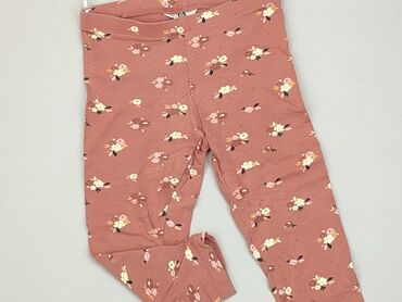 różowe legginsy: Legginsy dziecięce, C&A, 2-3 lat, 92/98, stan - Dobry