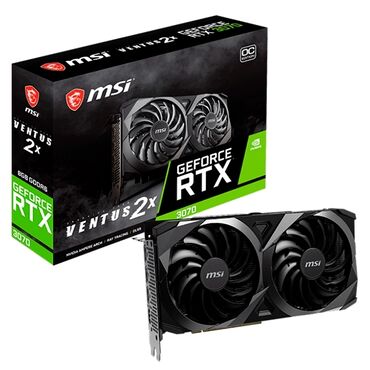 компьютерные игры: Видео карта, Колдонулган, MSI, GeForce RTX, 8 ГБ, ПК үчүн