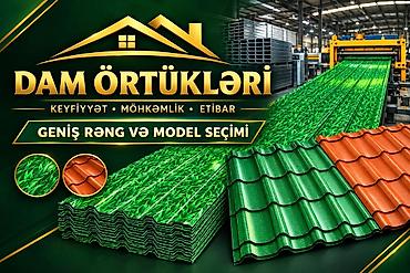 dam ortuyu formaları: Dam örtükləri və dam işləri Təqdim edirik: - Metal kəsmə dam — 5