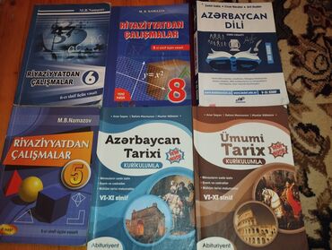 azərbaycan tarixi 10: 📌TARIX
RIYAZIYYAT
AZERBAYCAN DILI 
SAHMAT
KITABLARI DENESI 2AZN