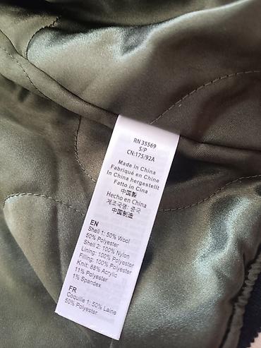 карго мешок: Alpha Industries Wool MA-1 Varsity — OG-107 Green Стильная — 3