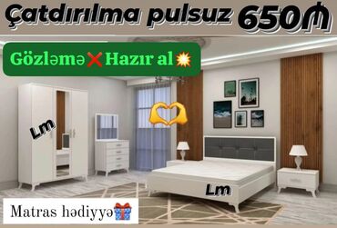 metbex mebelleri 2ci el: Yataq otağı dəsti yeni