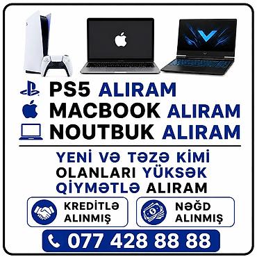 2 el laptop: ƏN YÜKSƏK QİYMƏTLƏ NOUTBUK PS5 VƏ MACBOOK ALIRAM TEKLİF EDİN — 1