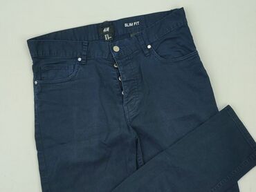 czarne jeansy męskie reserved: H&M, Chinos for men