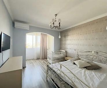2 комнаты, 76 м², Кок-Жар ж/м 3 этаж, Дизайнерский ремонт