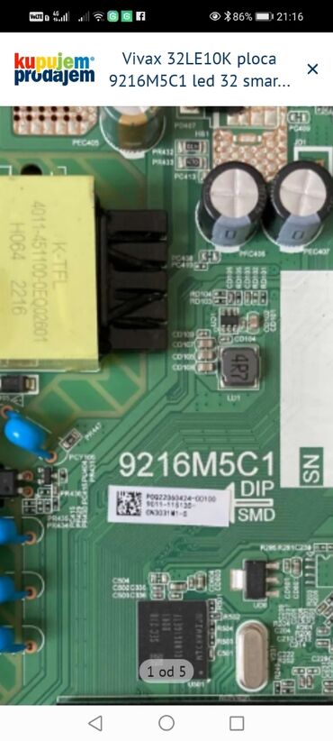 Aksesoari za TV i video: Metalna podloga sa držačem za TV SAMSUNG UE55H6700 UE40H UE48H — 6