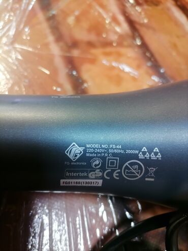 Prese za kosu: Fen za kosu profi FG Elektronik 2000 w sa usmerivačem i debelim kablom — 2