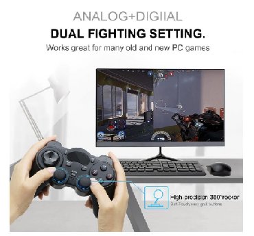 Oprema za video igre: Multifunkcionalni Wireless Gamepad za PC, Android, PS3. Nov i — 8