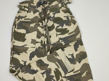 Women's Clothing: Material trousers for women, FBsister, size XS (EU 34)