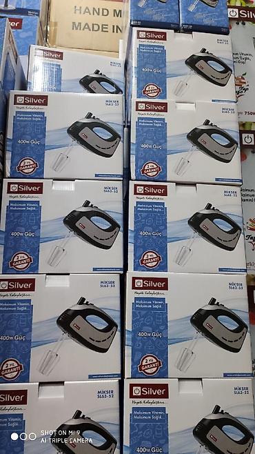 Миксеры: Mikser mixer Silver Turk markasi 250 watt guc 5 suretli turbo motor 2 — 4
