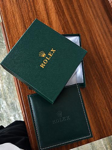 uşaqlar üçün saatlar: İşlənmiş, Qol saatı, Rolex, rəng - Yaşıl — 1