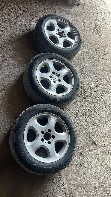 Дисктер R 16 Mercedes-Benz, Комплект, тешиктери - 4, Колдонулган — 1